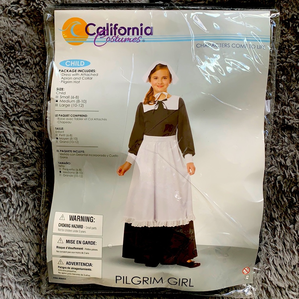Girl’s Pilgrim costume